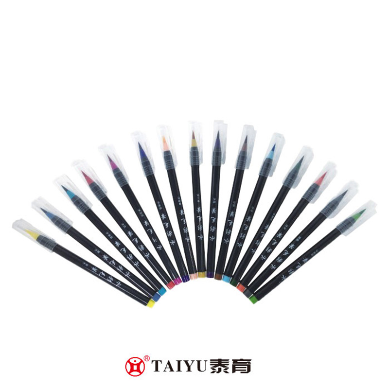 Alumni uti Poena Peniculus facundiam in scriptura et Eco-amica Ink potest nativus Color